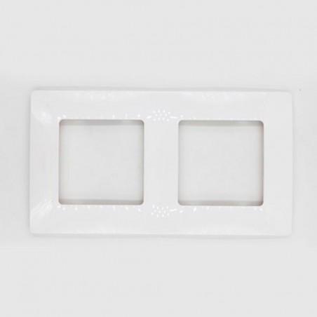 Niloe plaque double blanc
