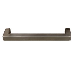Poignée de meuble en acier mat brossé 174mm