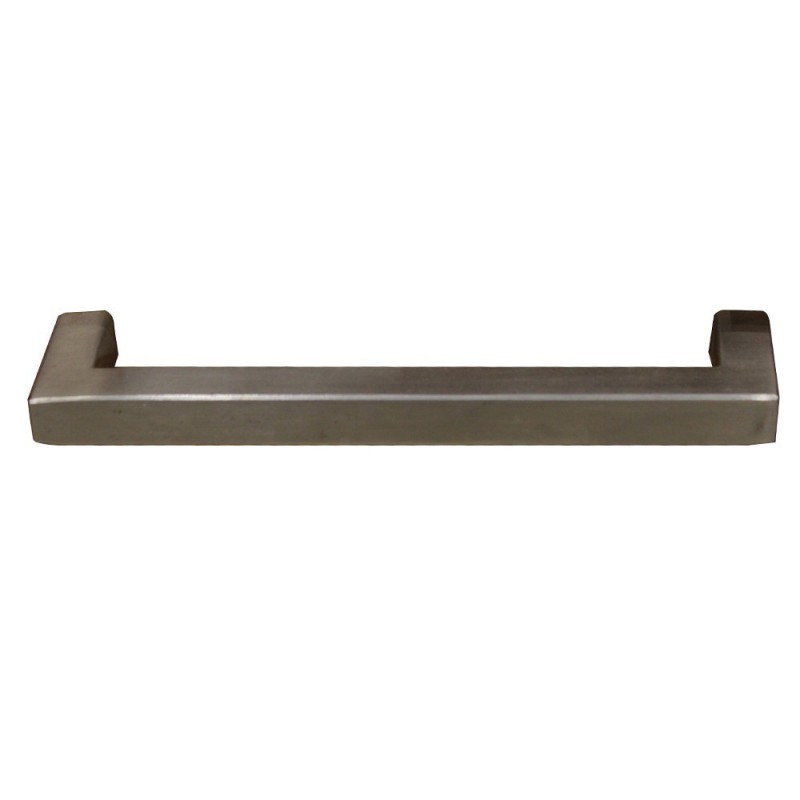 Poignée de meuble en acier mat brossé 174mm