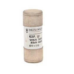 Cartouche fusible industrielle type gG