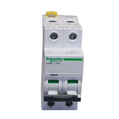 Disjoncteur iC60N-2P 63A*