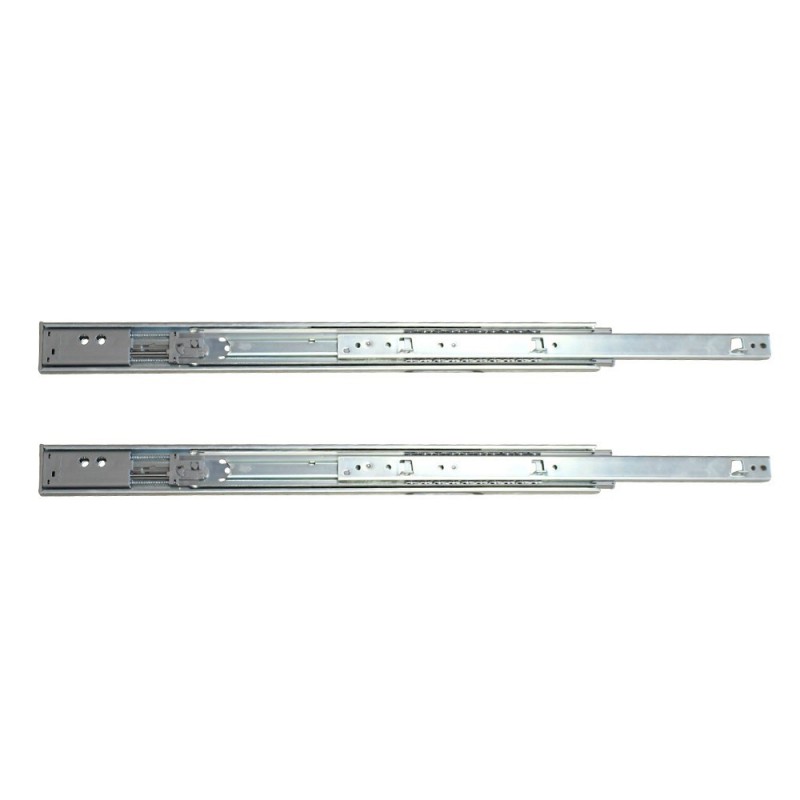 Coulisses de tiroirs billes galva 500mm (la paire)