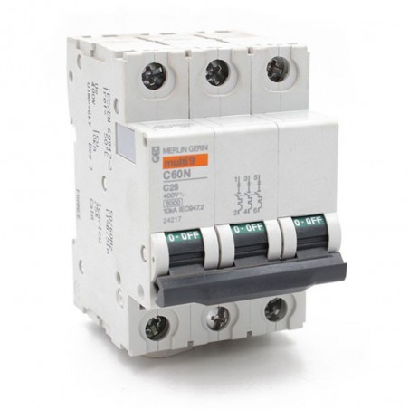 Disjoncteur C60N TRI 25A Courbe C*