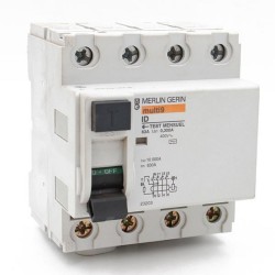Interrupteur différentiel 4P-240V 63A- 300mA