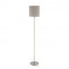Lampe sur pied Pasteri Taupe E27 60W