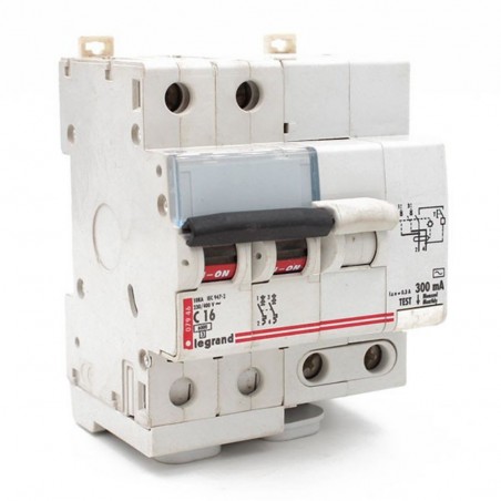 Disjoncteurdifférentiel 16A-300mA-2P