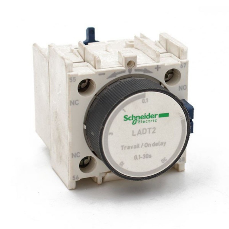 Bloc contact temporisé TRAVAIL 01 à 30s