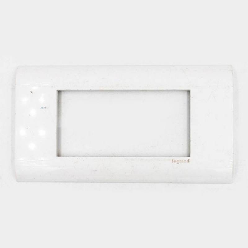 Plaque blanche 4 modules