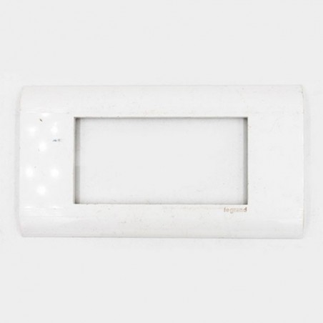 Plaque blanche 4 modules