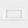 Plaque blanche 4 modules