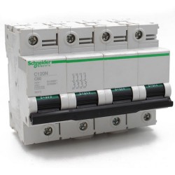 Disjoncteur C120N Tetra 80A Courbe C