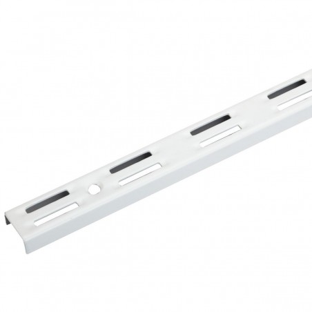 Crémaillère double pas 32 blanche 206cm