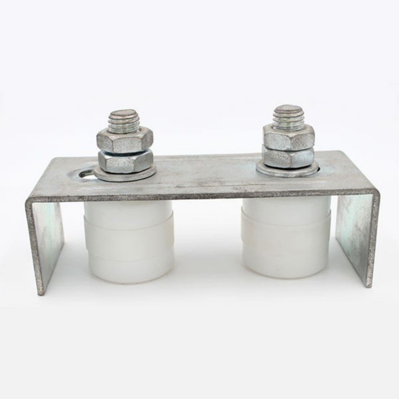 Platine réglable 2 rouleaux pour portails