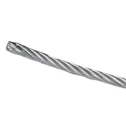 Câble acier 4mm type aviation Bobine de 100m