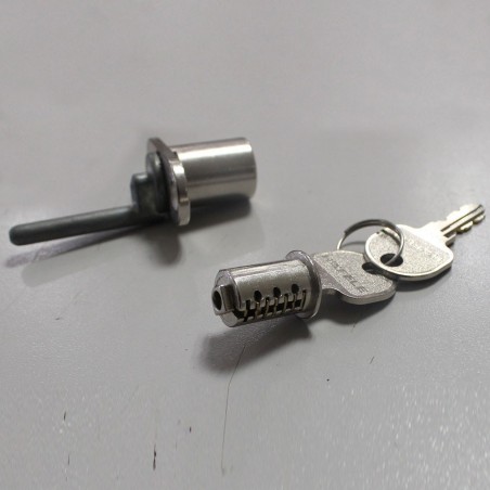 Serrure de meuble Cylindre+noyau symo 17mm