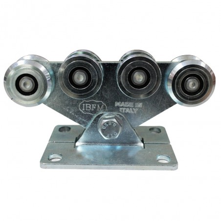 Chariot à 8 roulettes pour système autoportant 500kg