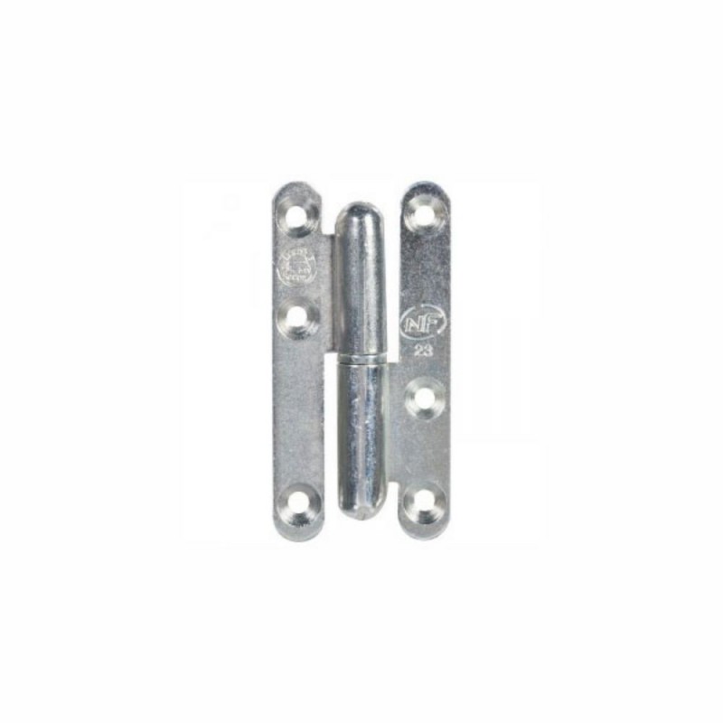 Paumelle br zingué 95X45 dte*