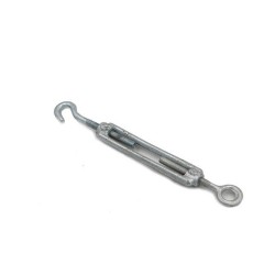 Tendeur à cagestandard oeil et crochet acier zingué