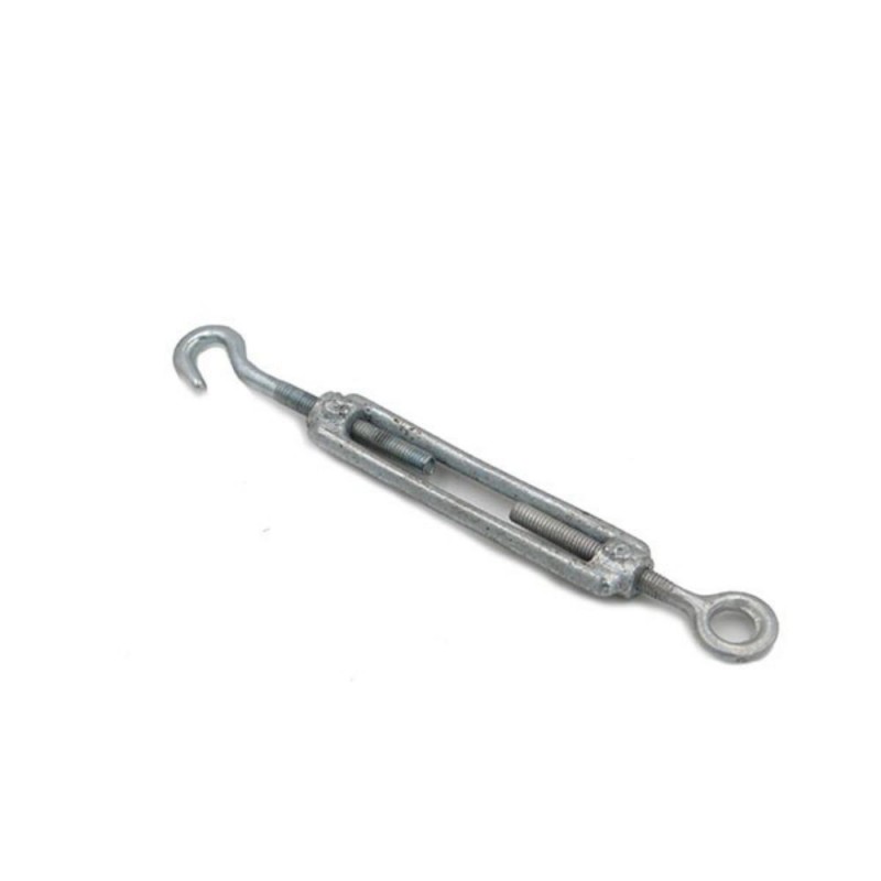 Tendeur à cagestandard oeil et crochet acier zingué