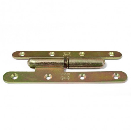 Paumelle gauche 505 bichromaté 140x55x3mm