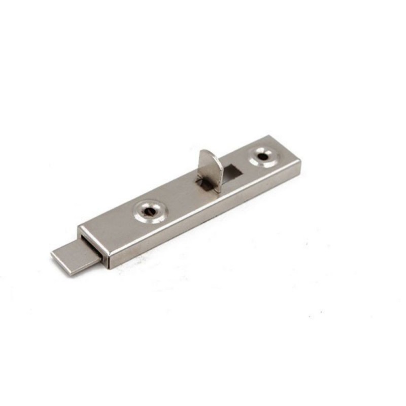 Verrou de meuble nickelé 70mm