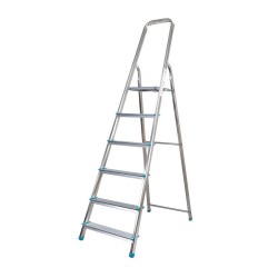 Escabeau 6 marches ALU ECO PLUS