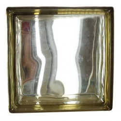 Brique de verre BV16 cloudy pattern marron 190x190x80*