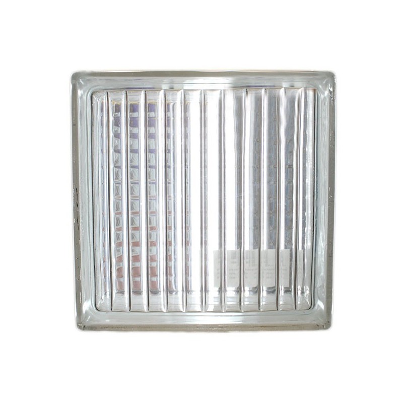 Brique de verre190x190x80mm parallel pattern