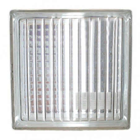 Brique de verre190x190x80mm parallel pattern
