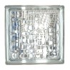 Brique de verre 190x190x80mm BV18 mozaic Cléar