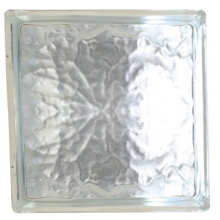Brique de verre 190x190x80mm ice shadow