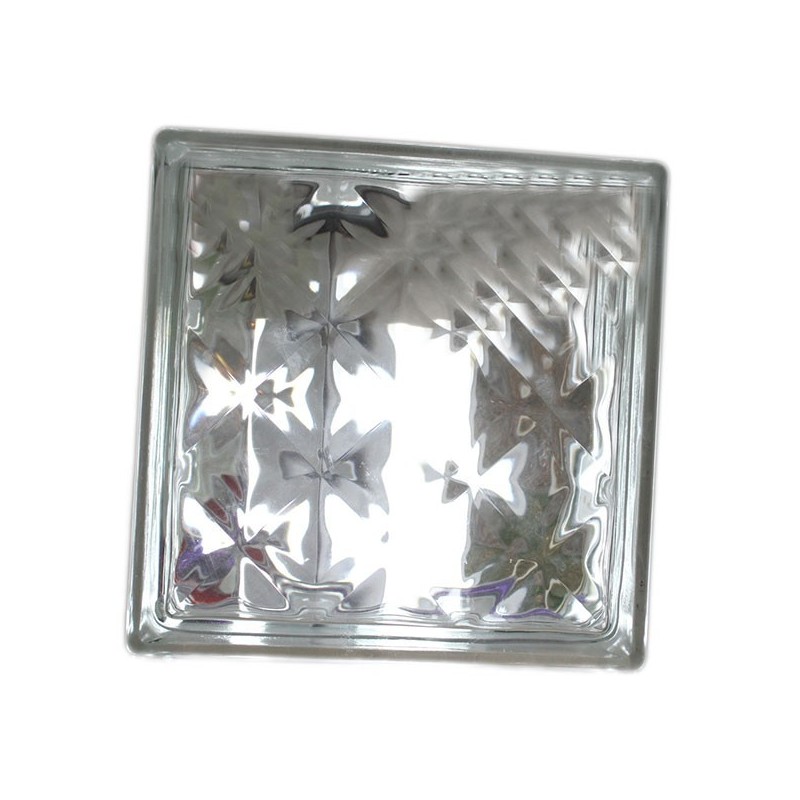 Brique de verre 190x190x80mm jewel patter (1c:6pcs)