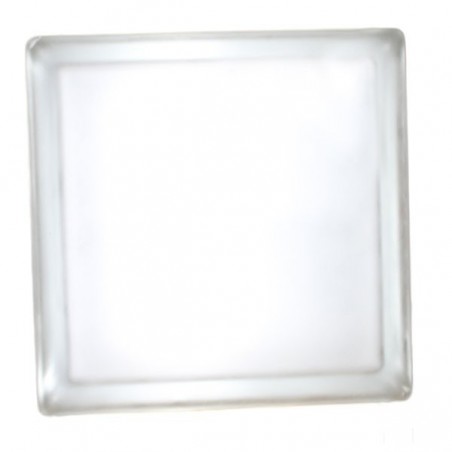 Brique de verre 190x190x80mm misty direct Cléar