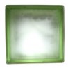 Brique de verre 190x190x80mm cloudy vert OPAQUE