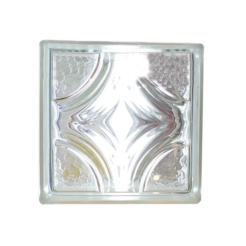 Brique de verre190x190x80mm Krystantic JH021