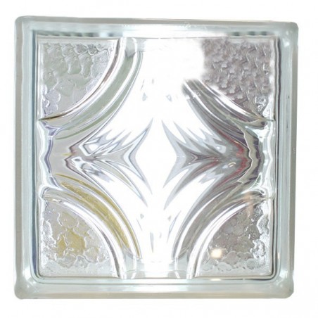 Brique de verre190x190x80mm Krystantic JH021