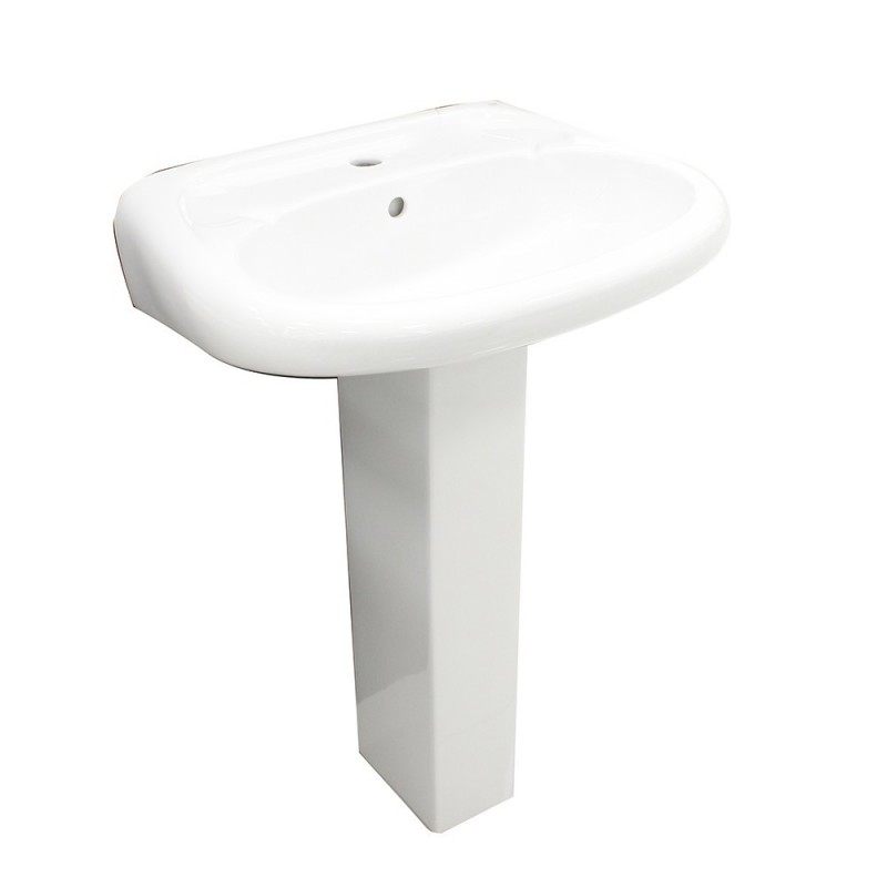 Lavabo à colonne Flora H.62cm