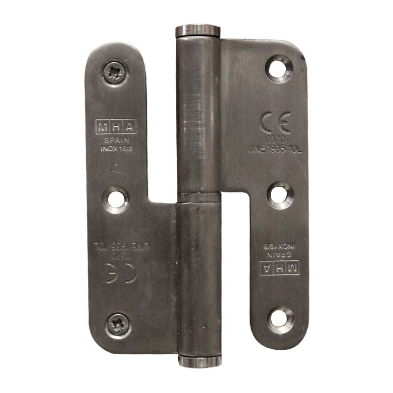 Paumelle droite en inox 474