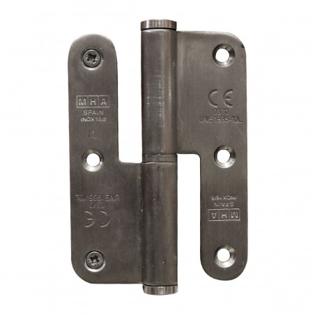 Paumelle droite en inox 474