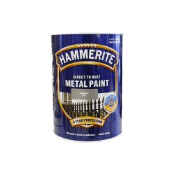 Peinture anticorosion Hammerite hamered gris 5L