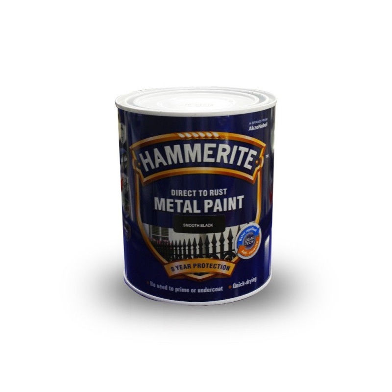 Peinture anticorosionHammerite hamered gris 1L