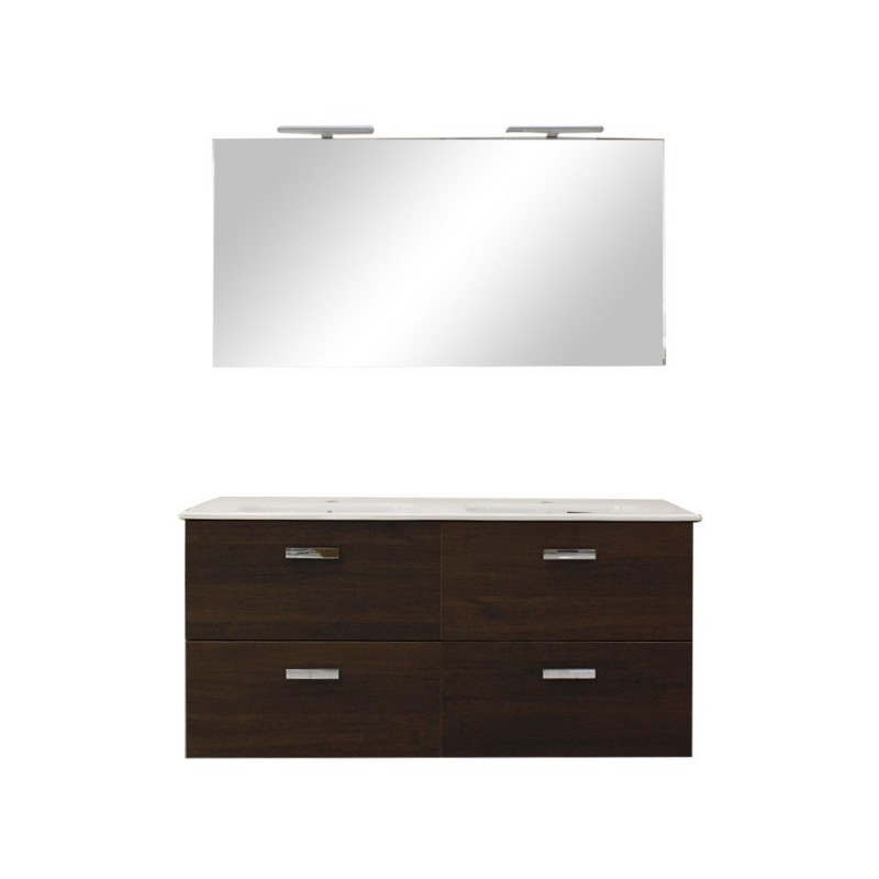 Meuble de salle de bains Victoria 120 cèdre