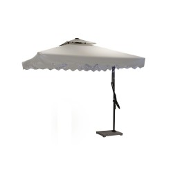 Parasol déporté 2.5x2.5m beige -  - meilleure qualité
