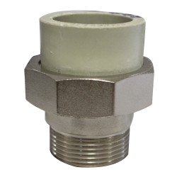 Raccord union pour mâle fileté diam40 1-1-4M*