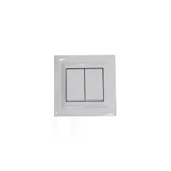 Interrupteur double va et vient B-G complet