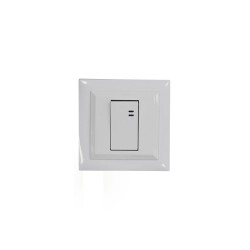 Interrupteur boutton poussoir + voyant Led bleu