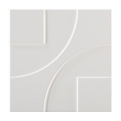 Carrelage mural 25x25cm Saxon blanco brillo -  - meilleure qualité