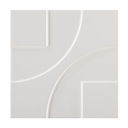 Carrelage mural 25x25cm Saxon blanco brillo -  - meilleure qualité