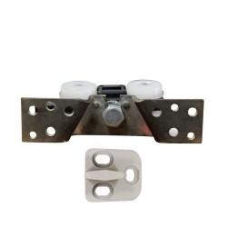 Rail de guidage pour portes coulissantes en bois Silent 60-A