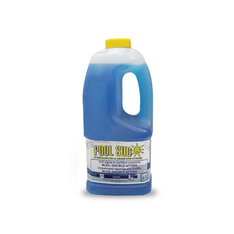 Algicide bleu 2L double action -  - meilleure qualité